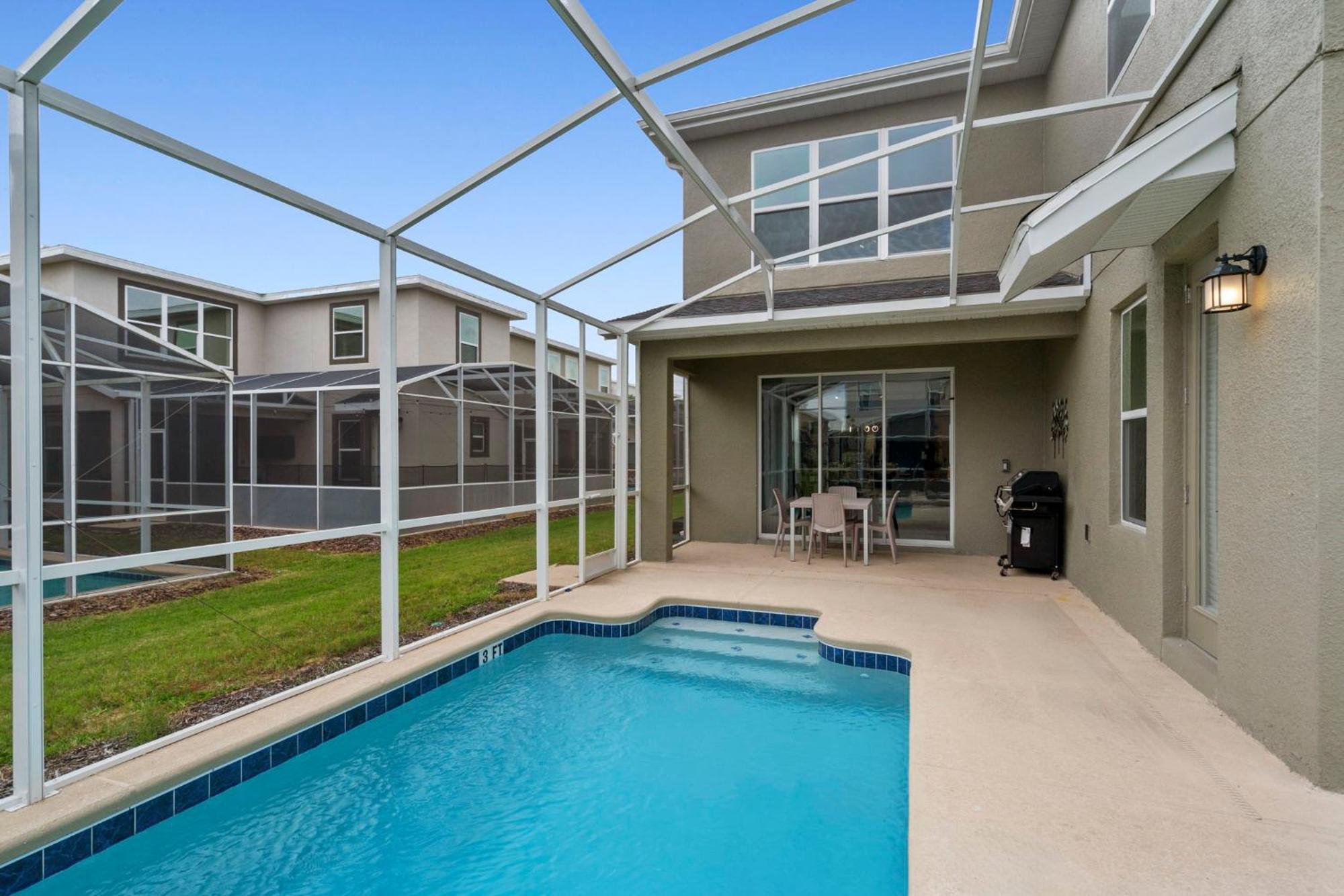 Gorgeous 5 Bd Home W Private Pool Next To Disney Кисими Екстериор снимка