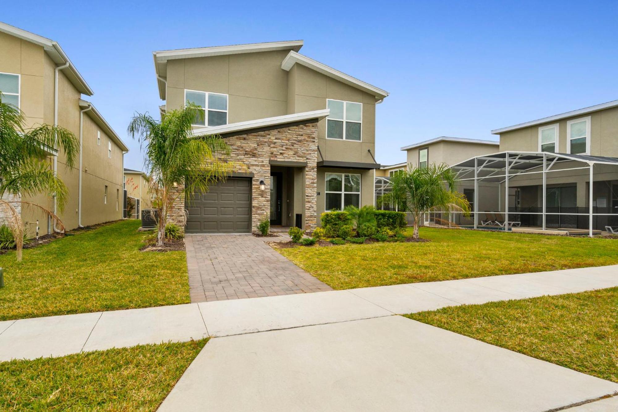 Gorgeous 5 Bd Home W Private Pool Next To Disney Кисими Екстериор снимка