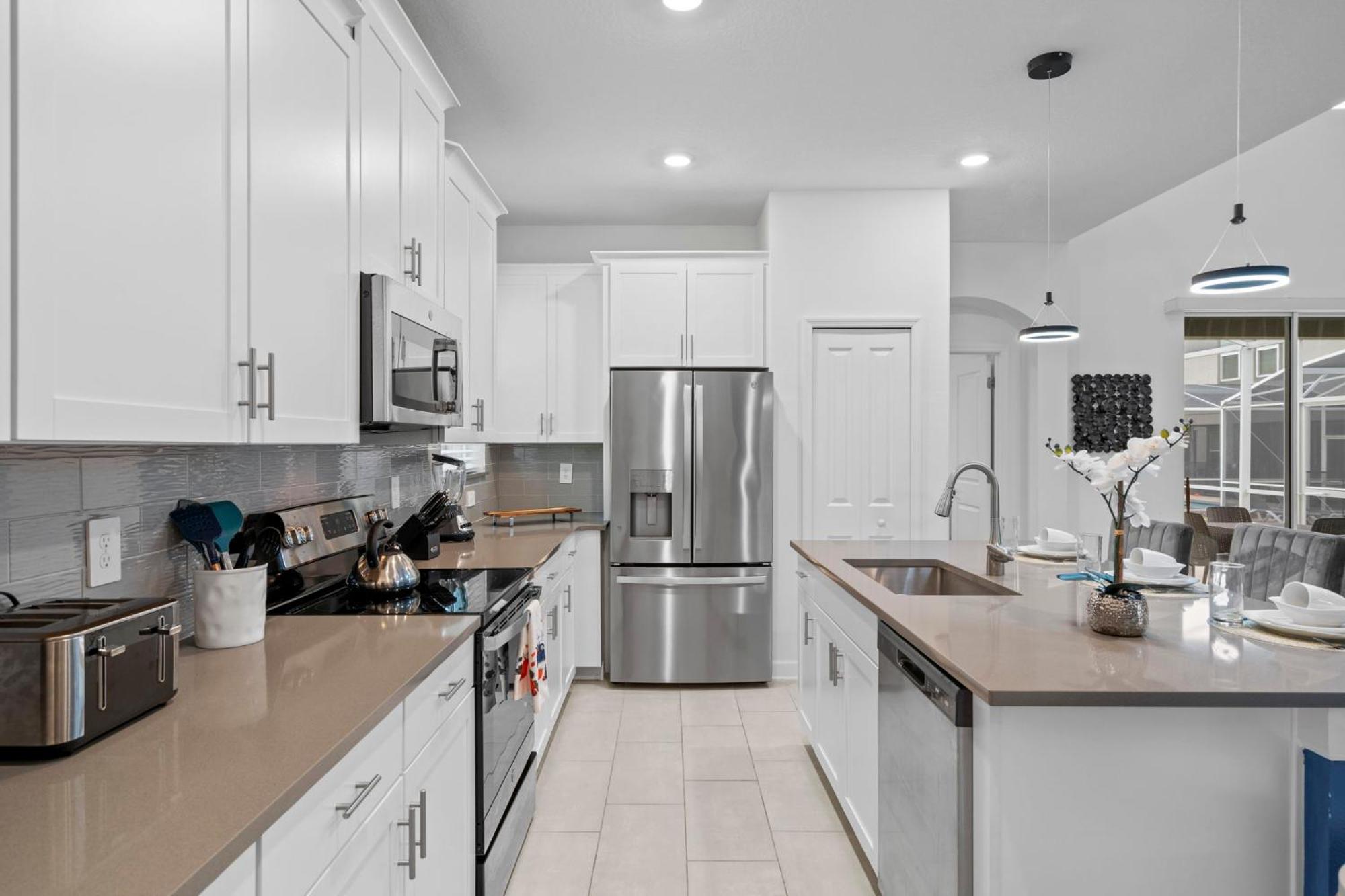 Gorgeous 5 Bd Home W Private Pool Next To Disney Кисими Екстериор снимка